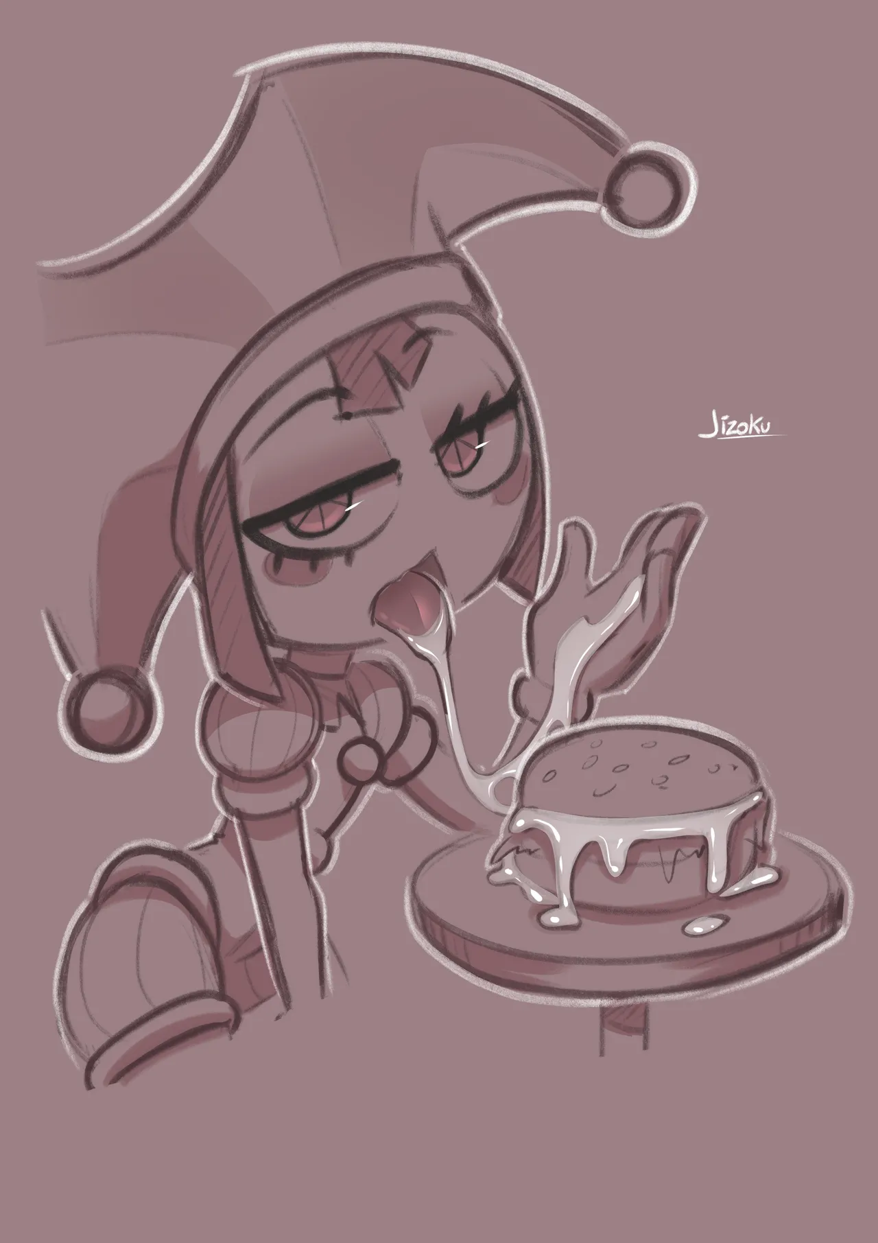 The Amazing Digital Circus Sketches page 1 full