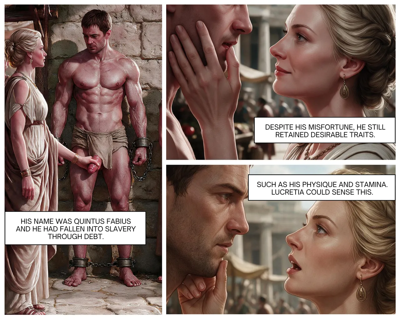 The Tale of Quintus Fabius - AI Generated - *Guro Warning* page 5 full