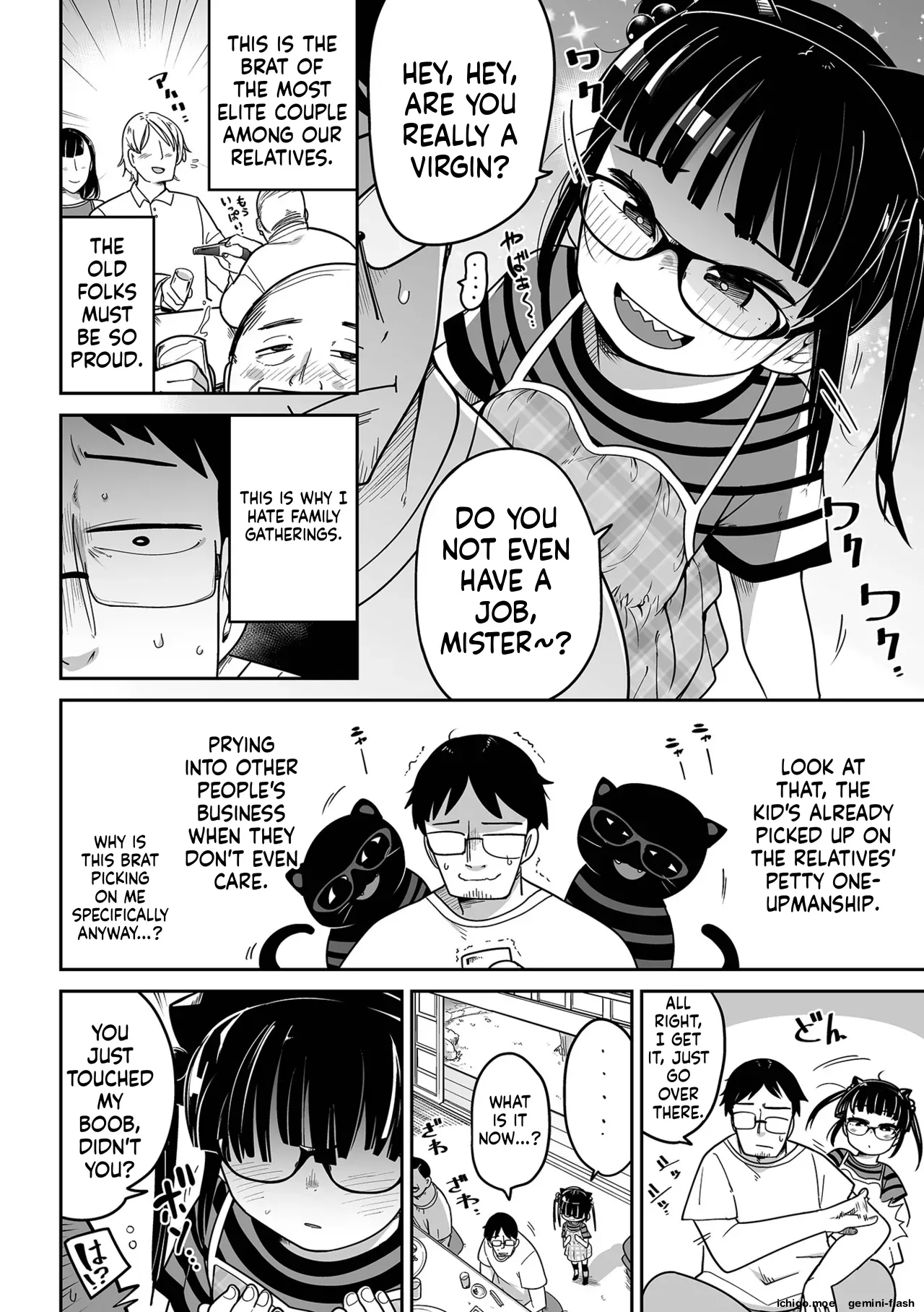 Mesugaki vs Wanabi Ojisan page 6 full