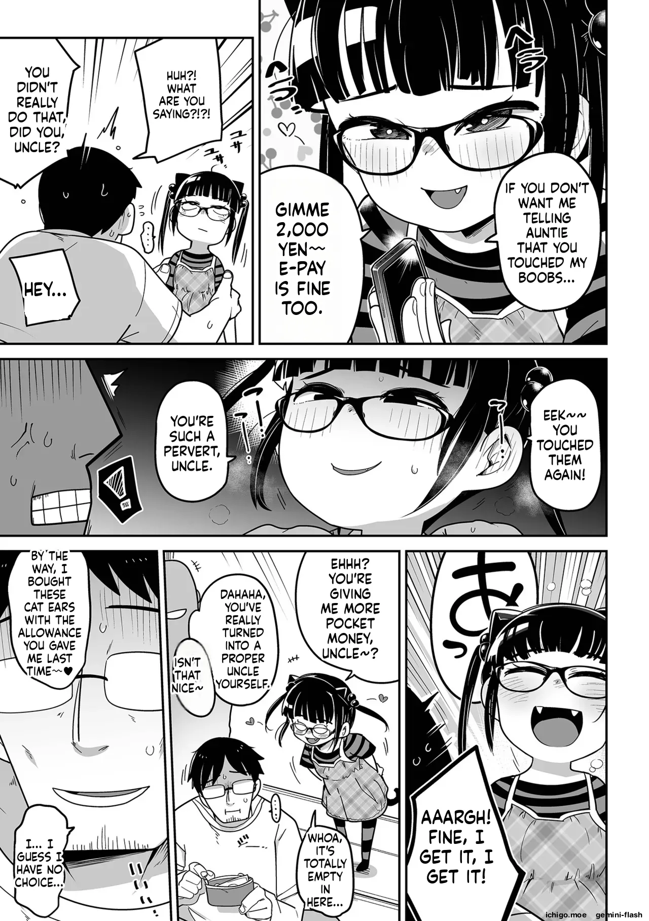 Mesugaki vs Wanabi Ojisan page 7 full