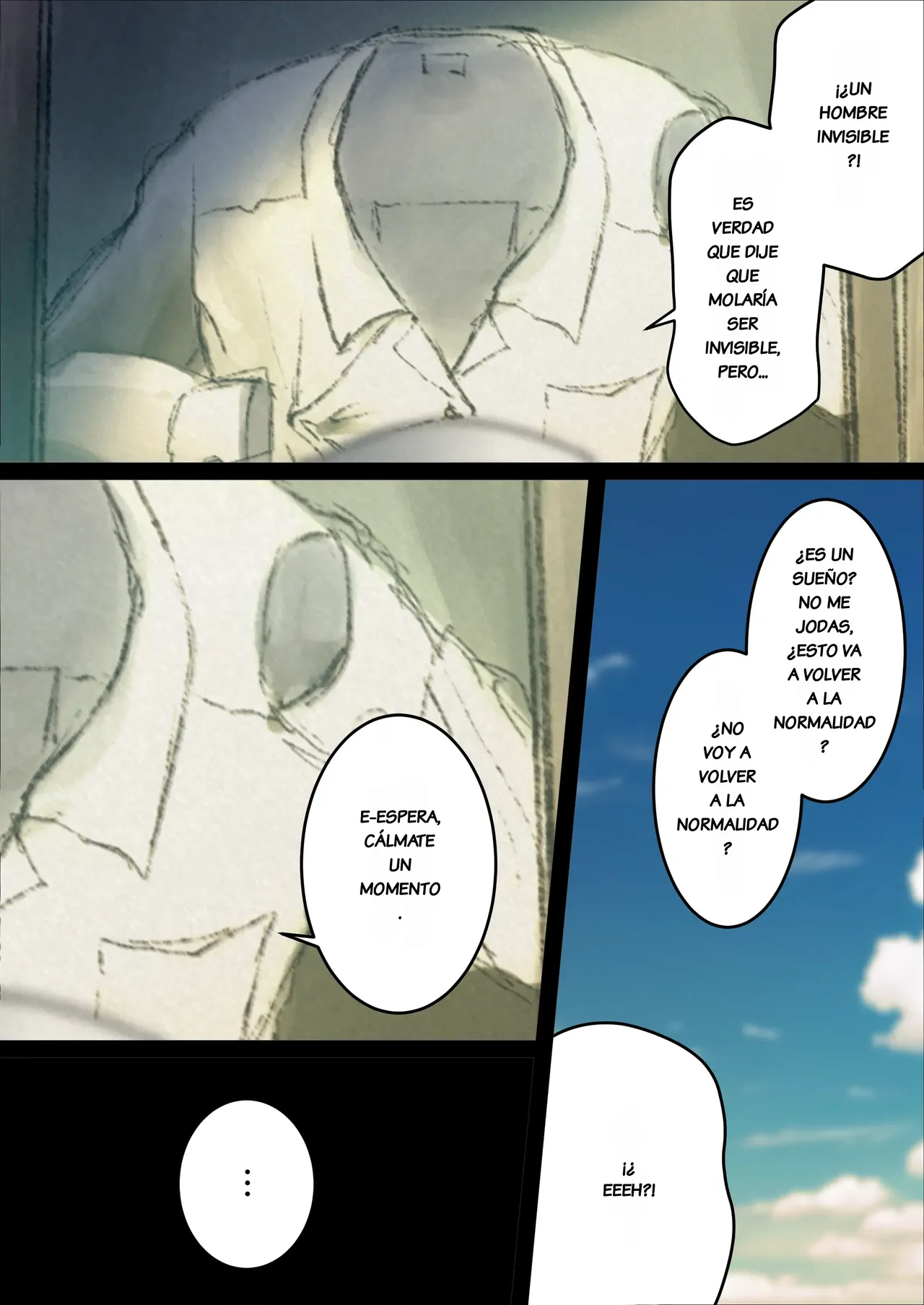 Nakadashi Toumei Ningen Za Komikku page 8 full