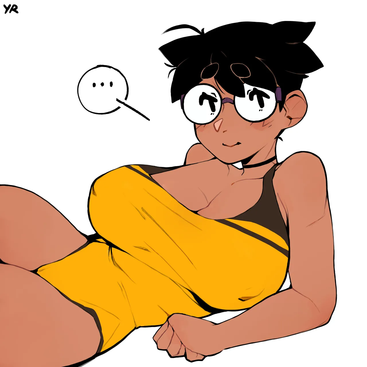 Anya - THICC Tomboy Childhood Friend page 7 full
