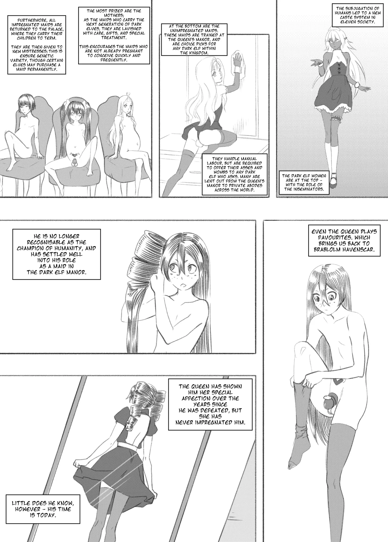 Tomgirl Maid at Dark Elf Manor - page 7 full