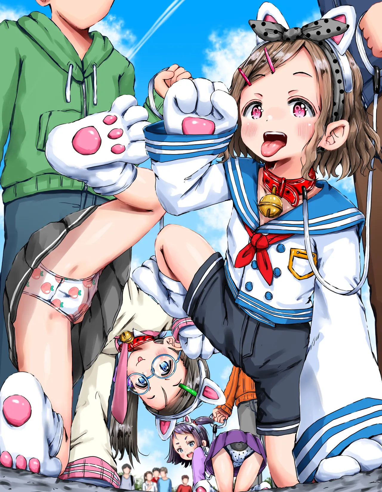 近所の人達がペットの集いを開催してるけどそれを自分なりにエロ変換してみました。これならコミュ障の自分でも参加したいのれす page 1 full