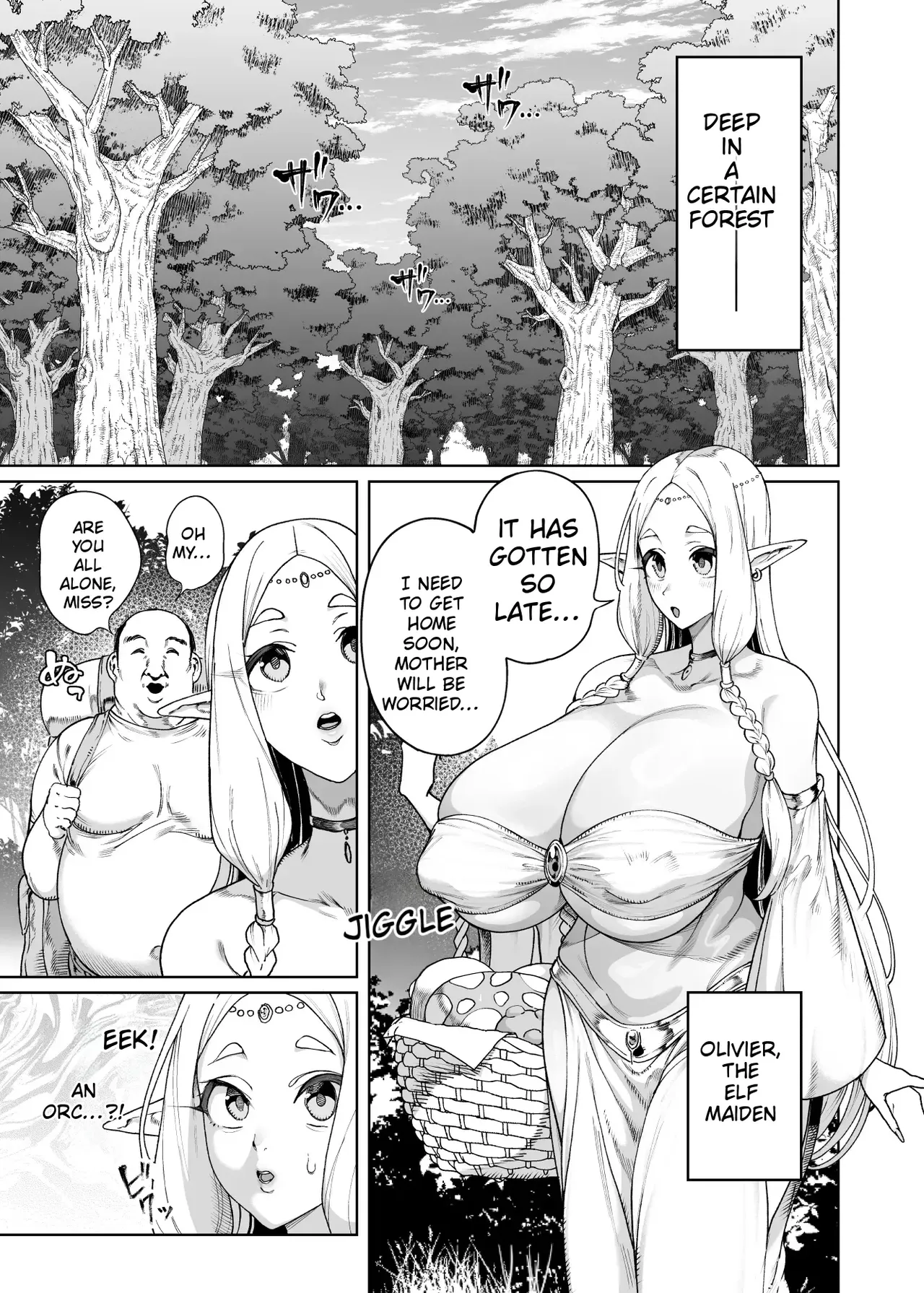 Isekai Saimin Oji-san ~Saimin Gift de Elf-tachi o Chinpohame~ | Isekai Hypnosis Uncle: Stuffing Elves with My Cock Using a Hypnosis Gift page 2 full