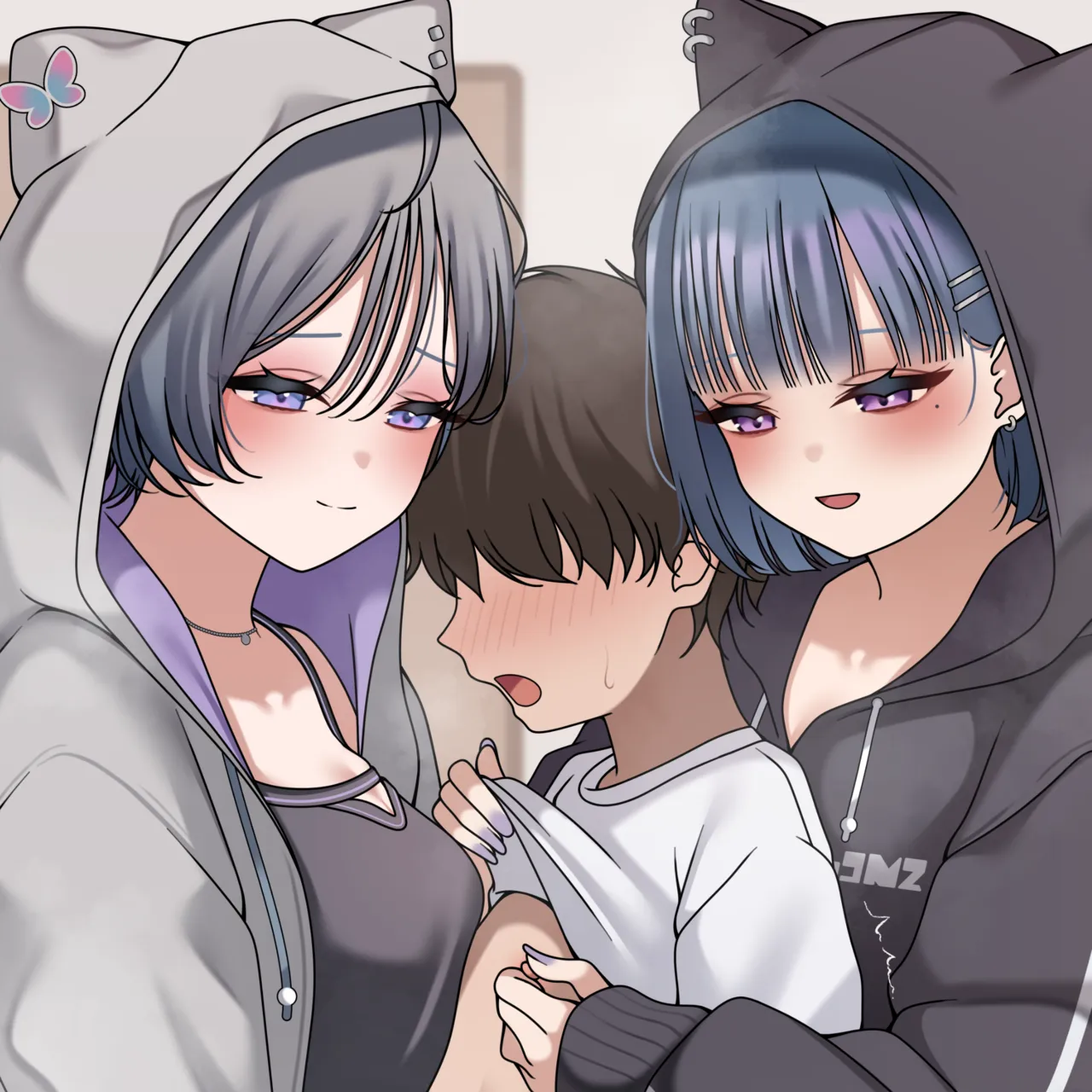 ksr と ksmz お姉ちゃんサンドイッチ♡ page 10 full