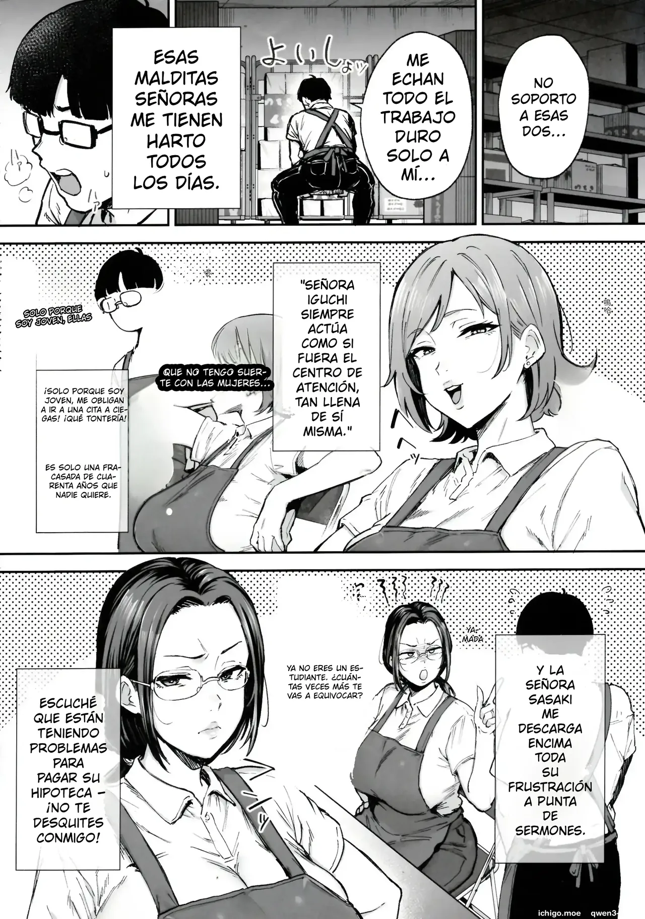 Batsuichi Oba-san to Sekkyou Hitozuma, Wake Ari Ureman Onaho ni Shimasu.｜Convertiré a una Mujer Divorciada y a un Ama de Casa Quejumbrosa en Juguetes Sexuales Maduros y Voluptuosos con sus Complicados Pasados. page 5 full