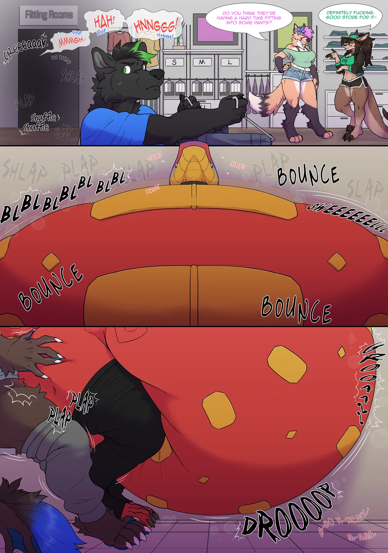 Comic: "Fitting Room" page 9 full