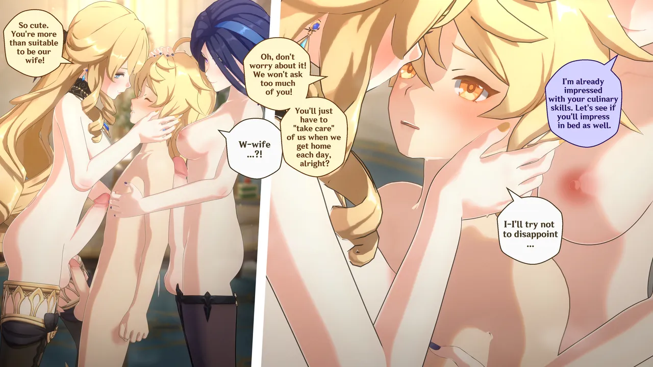 Navia Clorinde Futa Comic page 6 full