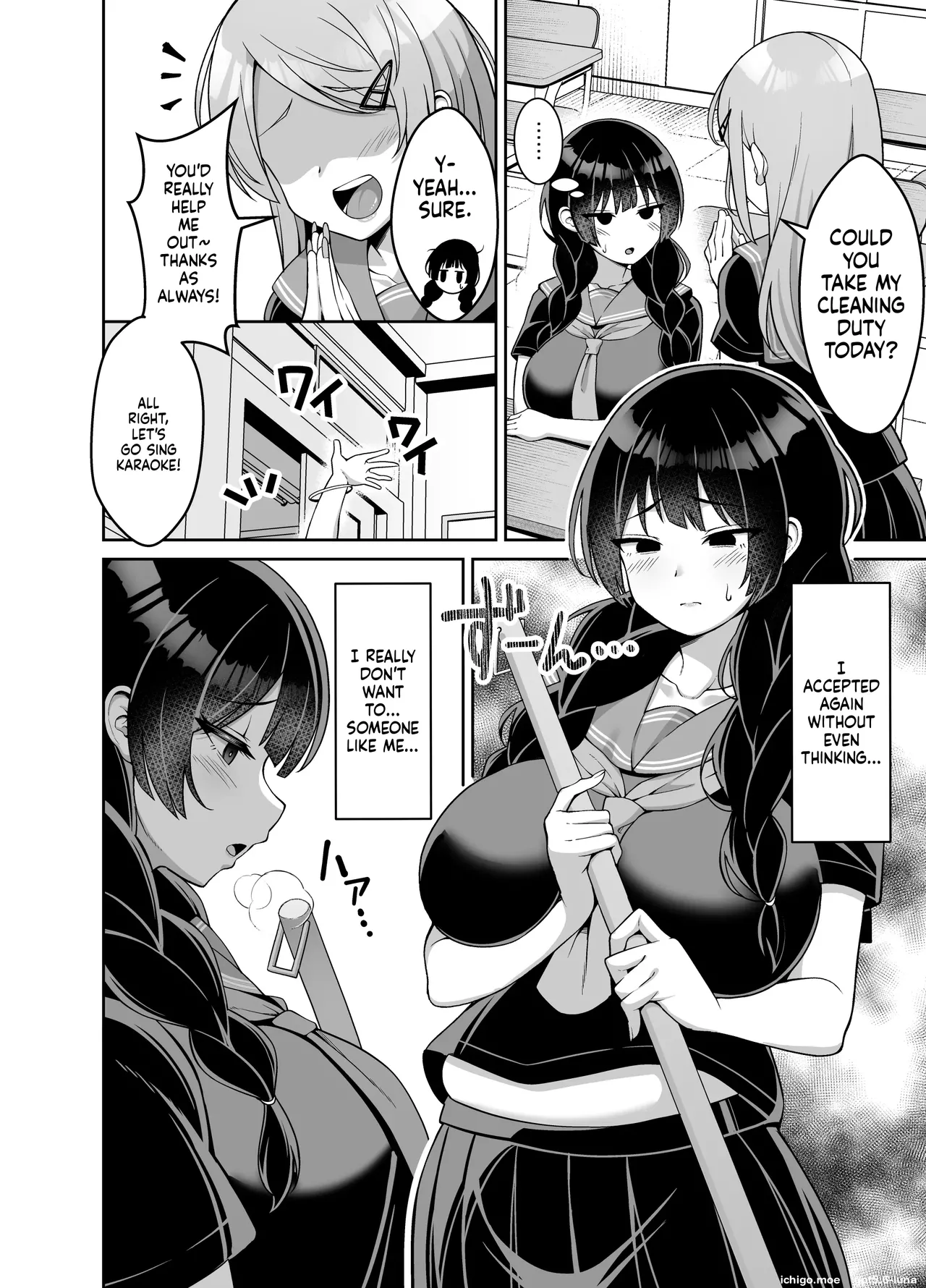 nekojima - A story about a plain, submissive girl who gets creampied by guys all over school and ends up pregnant. page 3 full