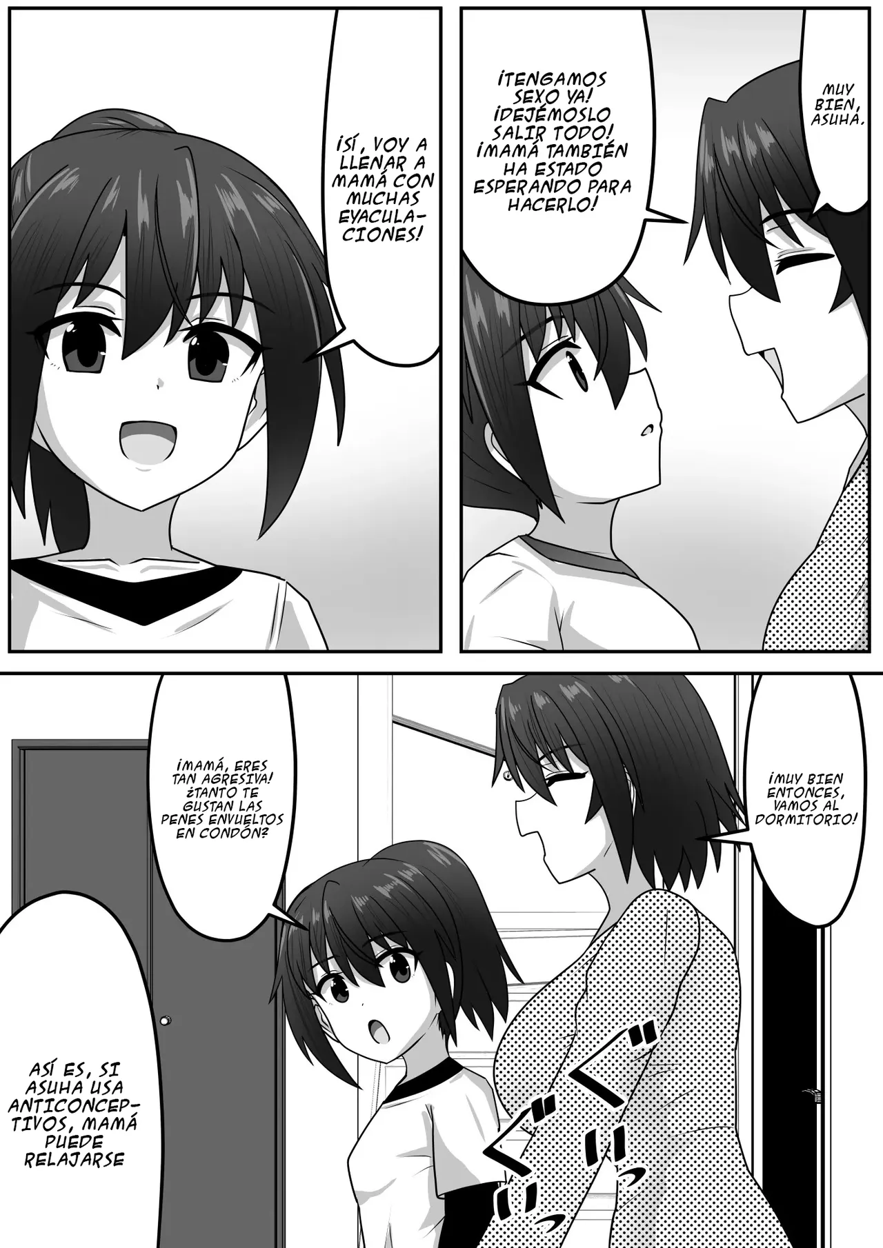 Futanari-chan Deja Embarazada a Mamá y a la Abuela page 10 full