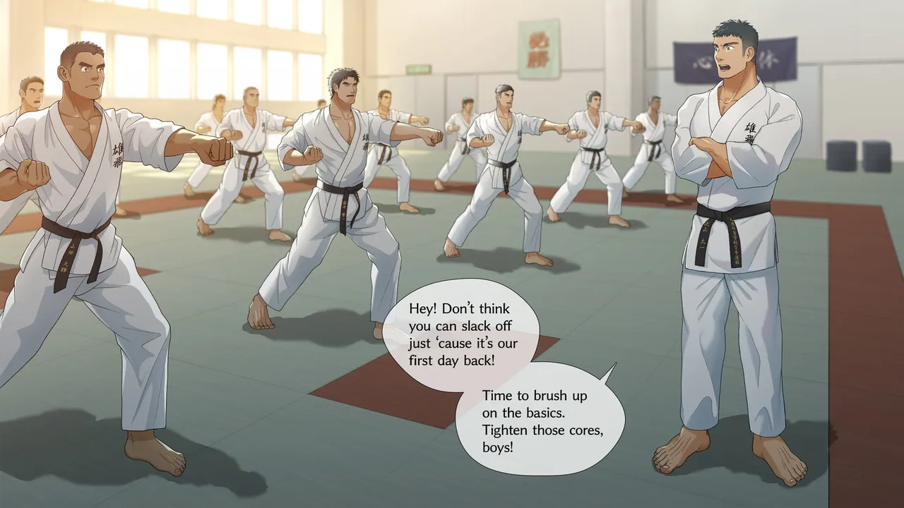 Time Stop Target 1, Karate Club Captain page 1 full