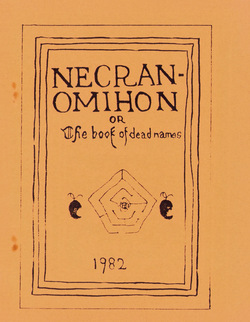 NECRAN-OMIHON - Or The Book Of Dead Names - 1982
