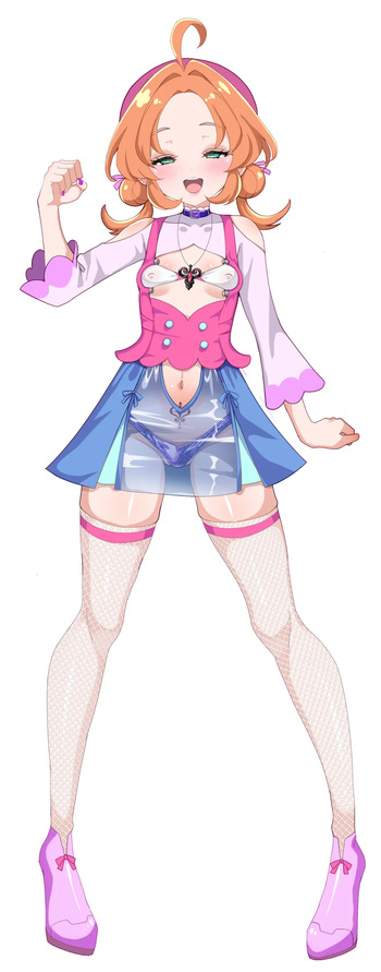 【プリキュア】雌穢探偵（めえたんてい）プ◯キュア立ち絵 cover
