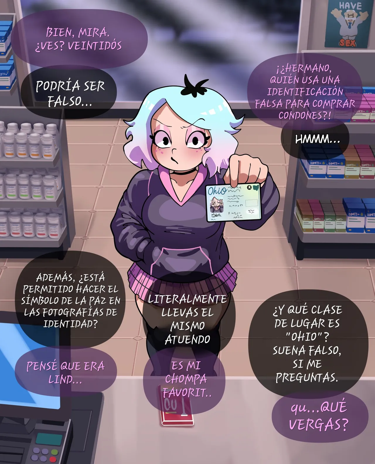Emberlynn Pinkle intenta comprar algunos condones page 4 full