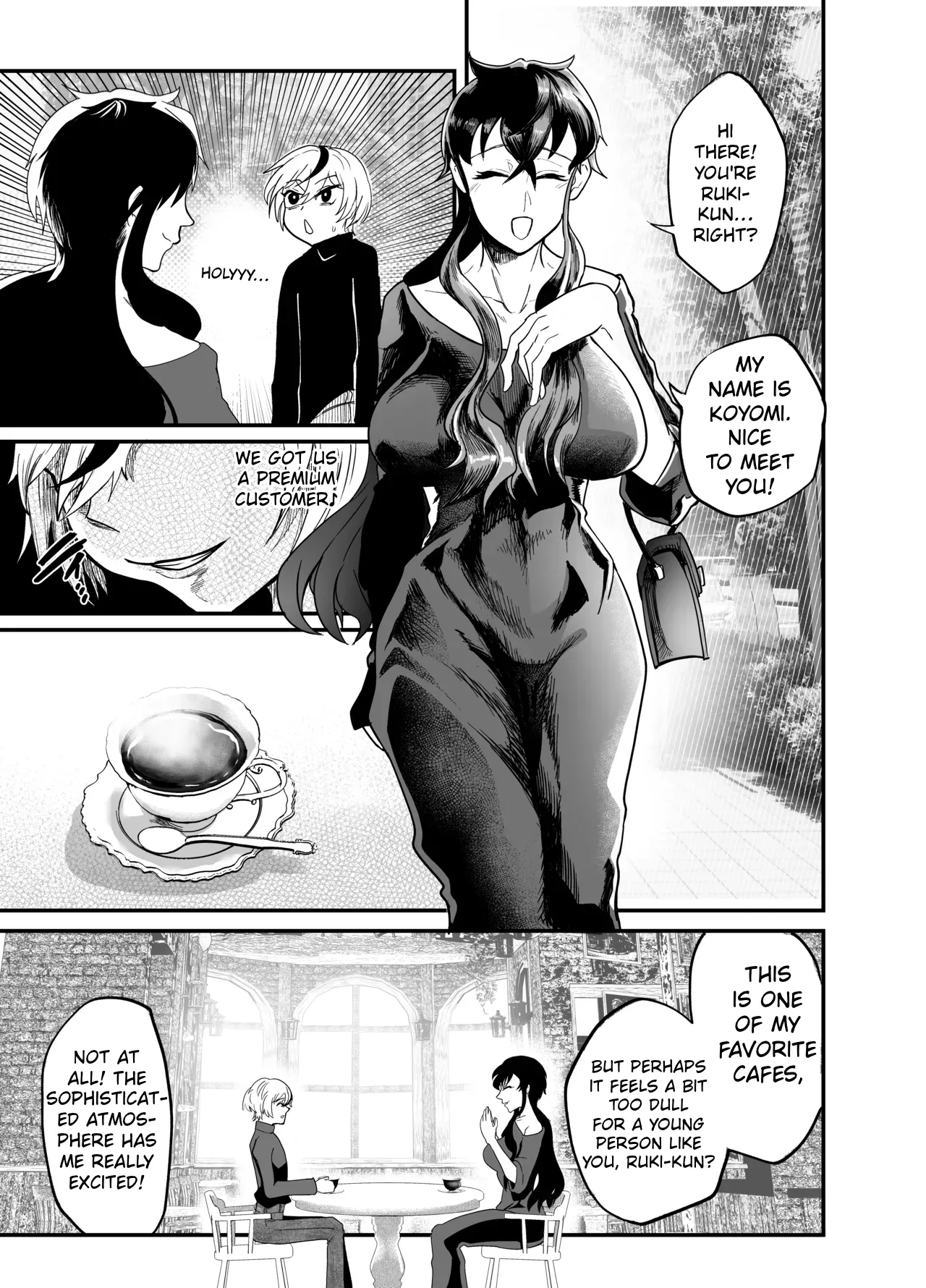 Josei Besshi-kun Futanari Haiboku Katei page 6 full