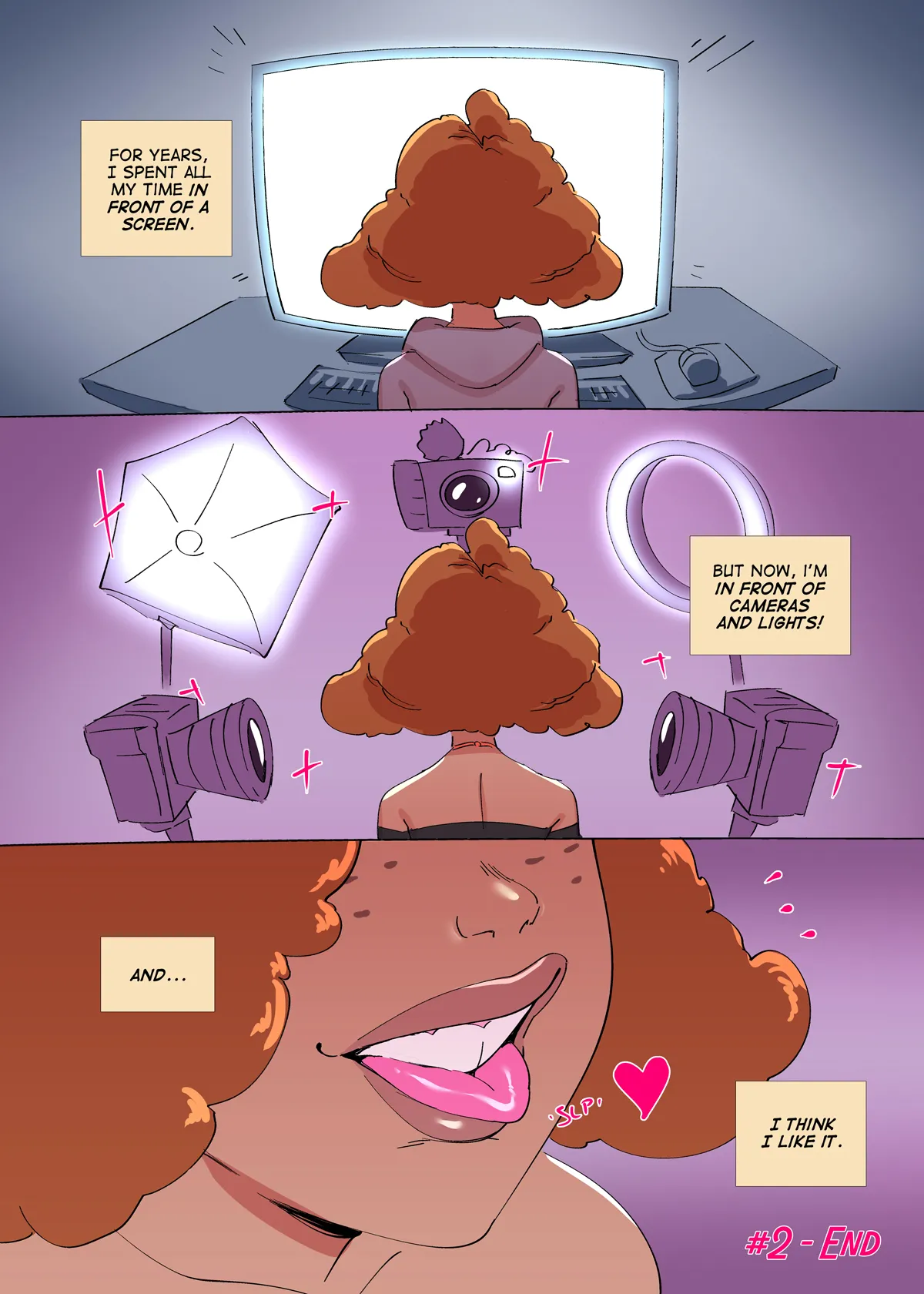 Alana the Pervert starring in "How I Became A Pornstar" page 9 full