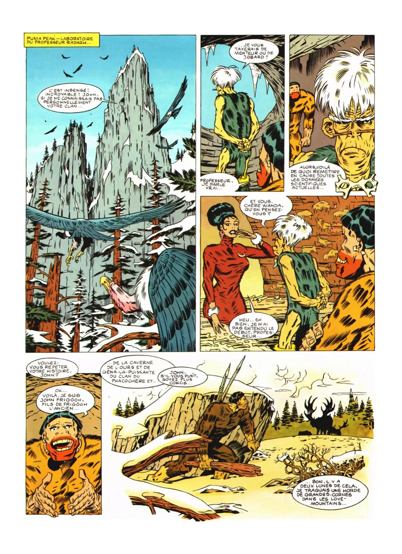 Dinosaur Bop #4 : Shaman blues page 8 full