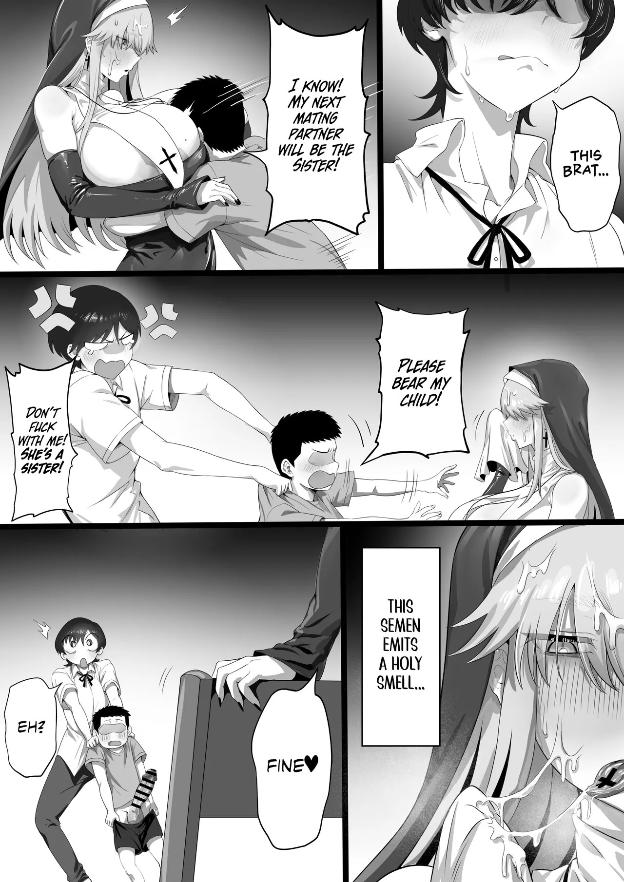 ED Shika Umarenai Shima de Yuiitsu no Zetsurin 3 | On an Island where Everyone is Born Impotent, I am the Sole Stud 3 page 10 full