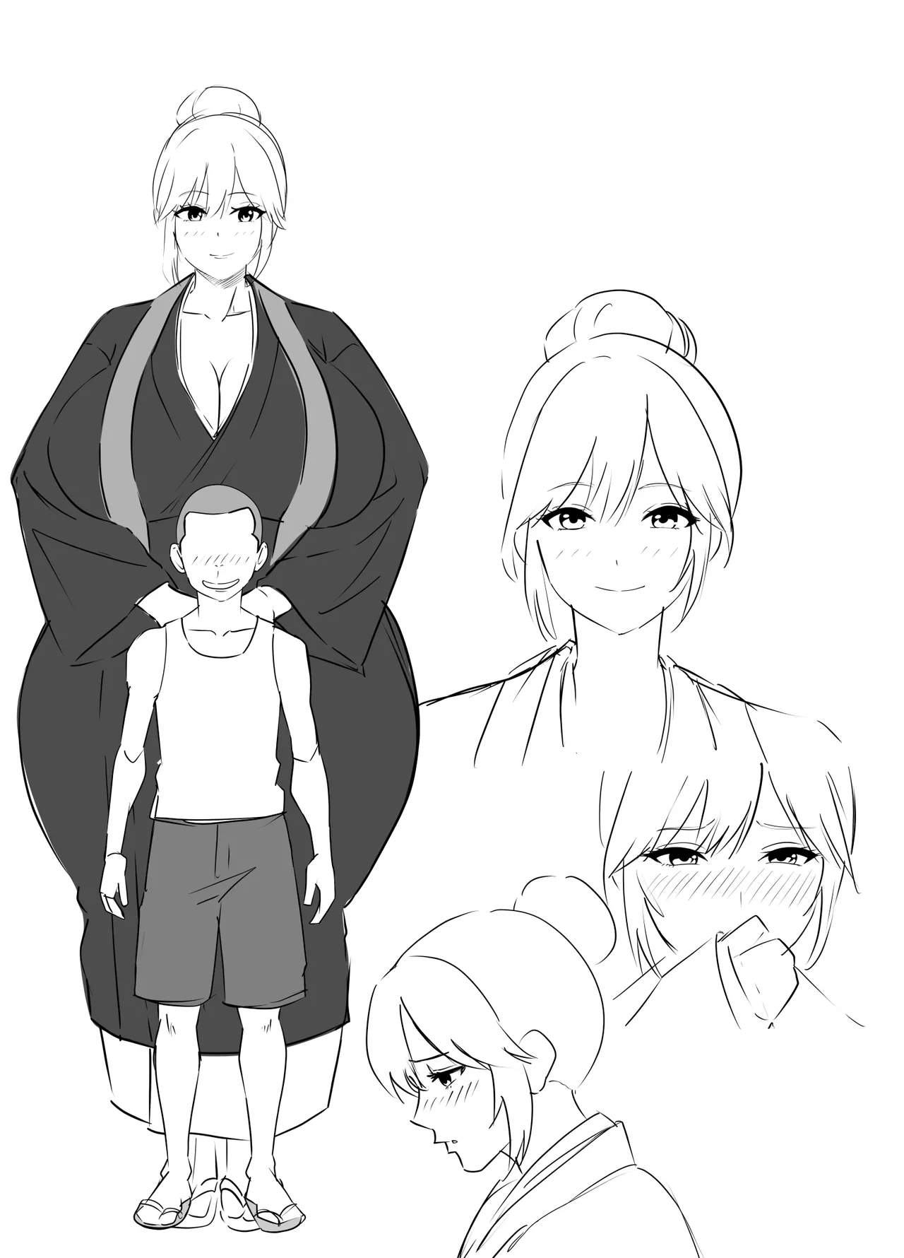 Kyokon no Erogaki ni Otosareta Miboujin Onna Juushoku page 2 full