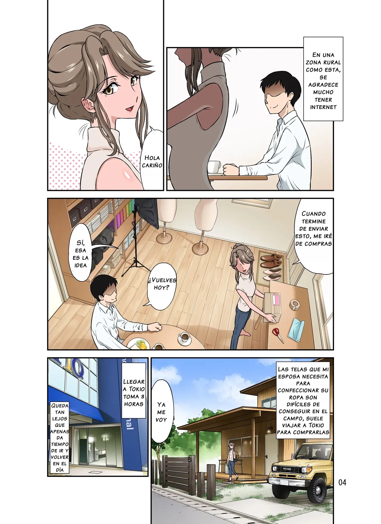 Ore Shucchouchuu, Tsuma Netorarechuu.｜Durante un Viaje de Negocios, Mi Mujer se Está Marchando a una Escapada NTR. page 3 full