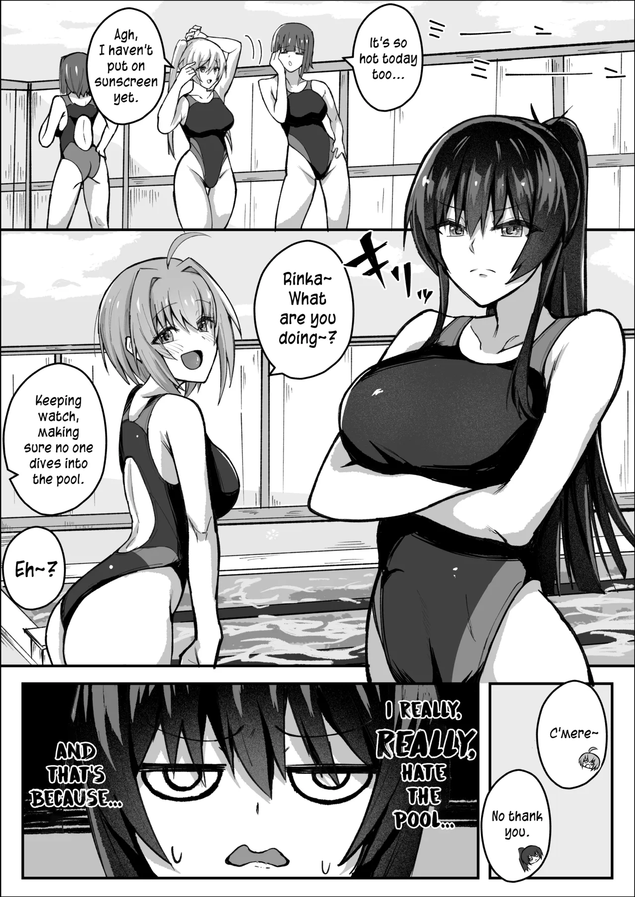 Futanari iinchou wa tomodachi ni yokujou shitakunai! | The Futanari Class President Doesn't Want to Give In! page 3 full