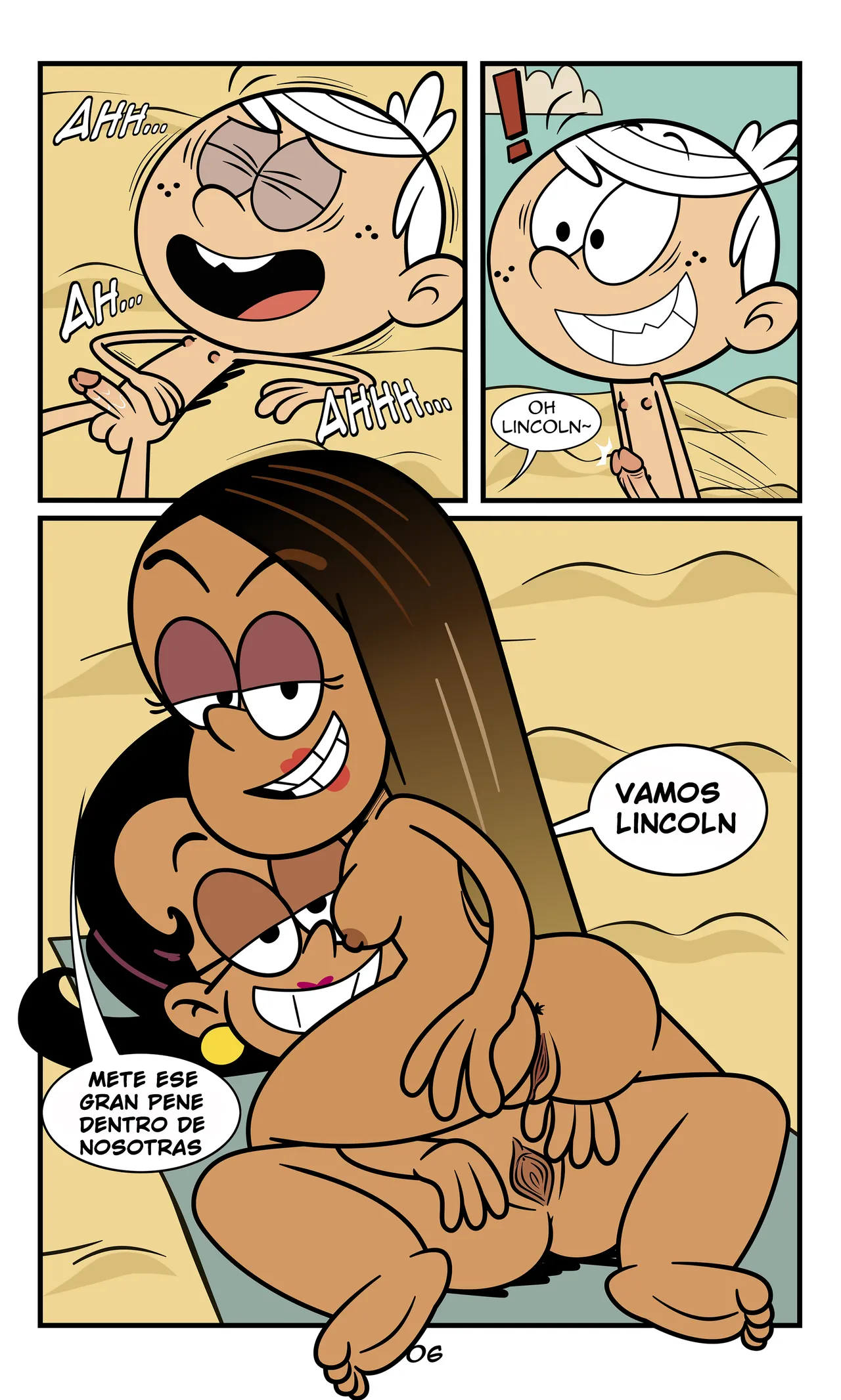 Lincoln x Carlota &amp; Alissa page 6 full