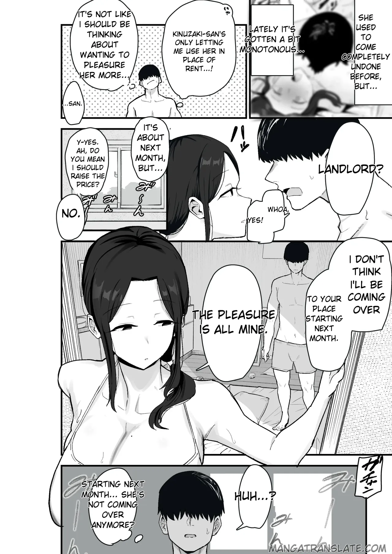 Taihai Tsuma 2 Taihaikei Hitozuma o Yachin Kawari ni Koki Tsukaeru Hanashi  / Desparate Scans page 9 full