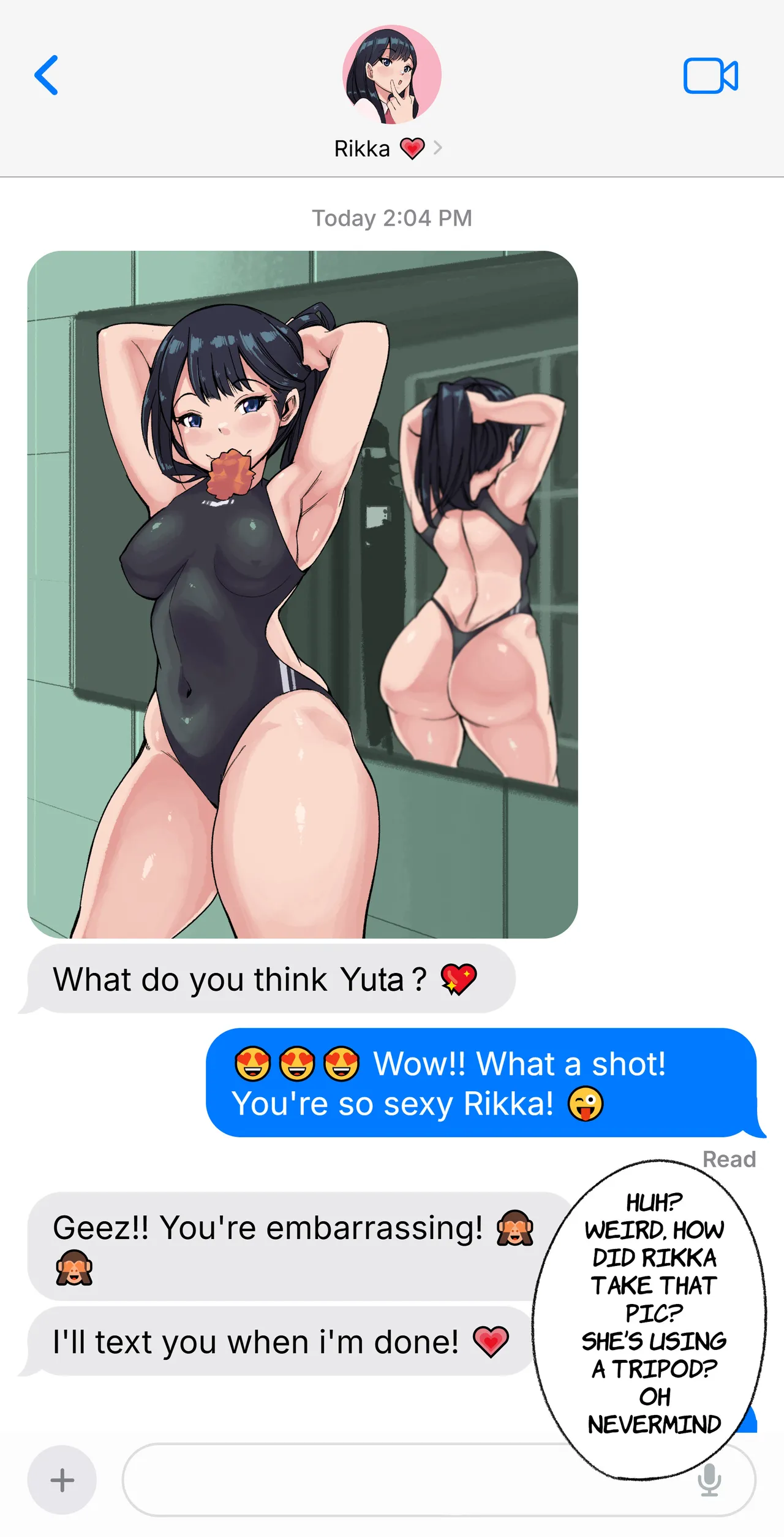 Rikka’s Pool Session page 1 full