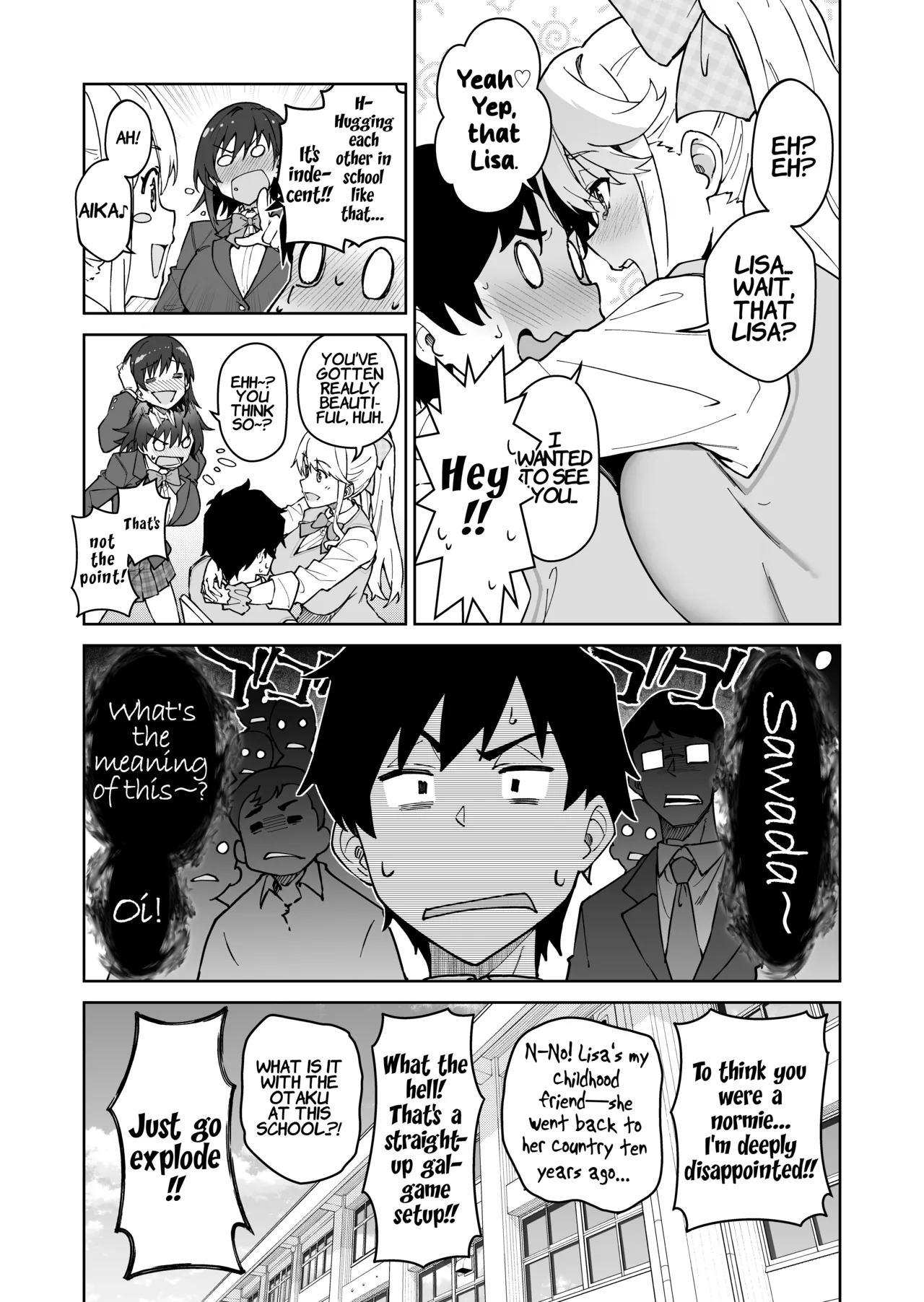 Cross My Heart ~Tsundere Fuuki Iin to Kinpatsu Bishoujo Ryuugakusei~ | Cross My Heart ~The Tsundere Disciplinary Committee Member and the Beautiful Blonde Exchange Student~ page 10 full