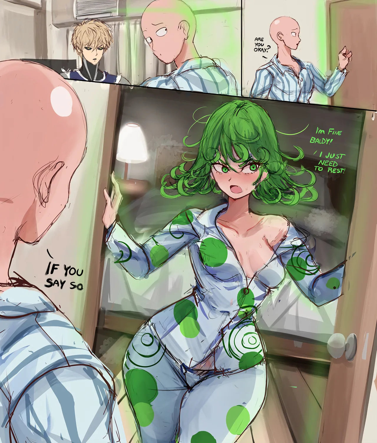 Tatsumaki x Saitama page 2 full