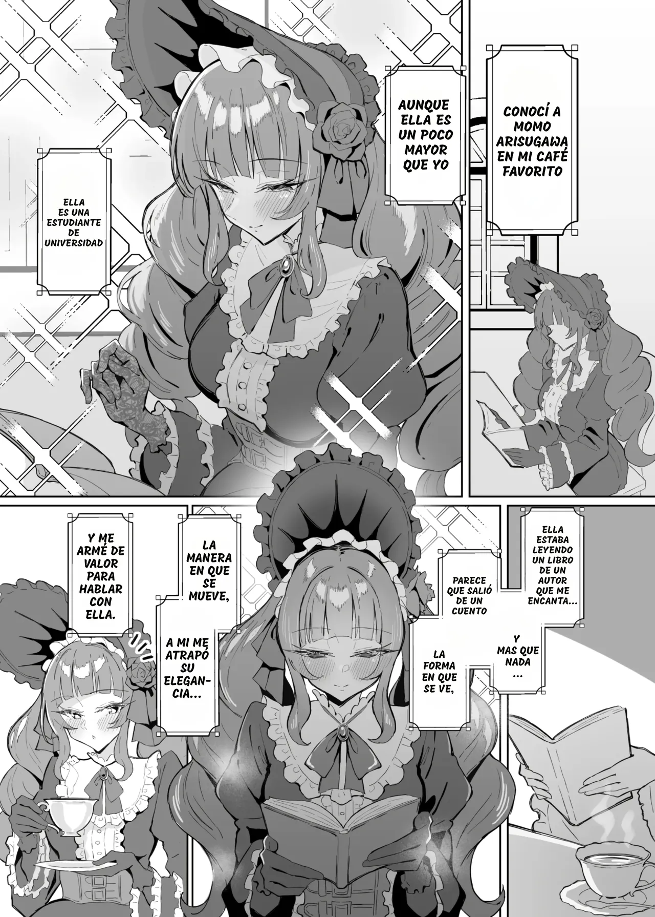 Kanpeki Lolita Fashion Kanojo no Darashinai Karada｜La Figura Desaliñada de la Novia que Viste un Perfectamente de Lolita Gótica page 2 full