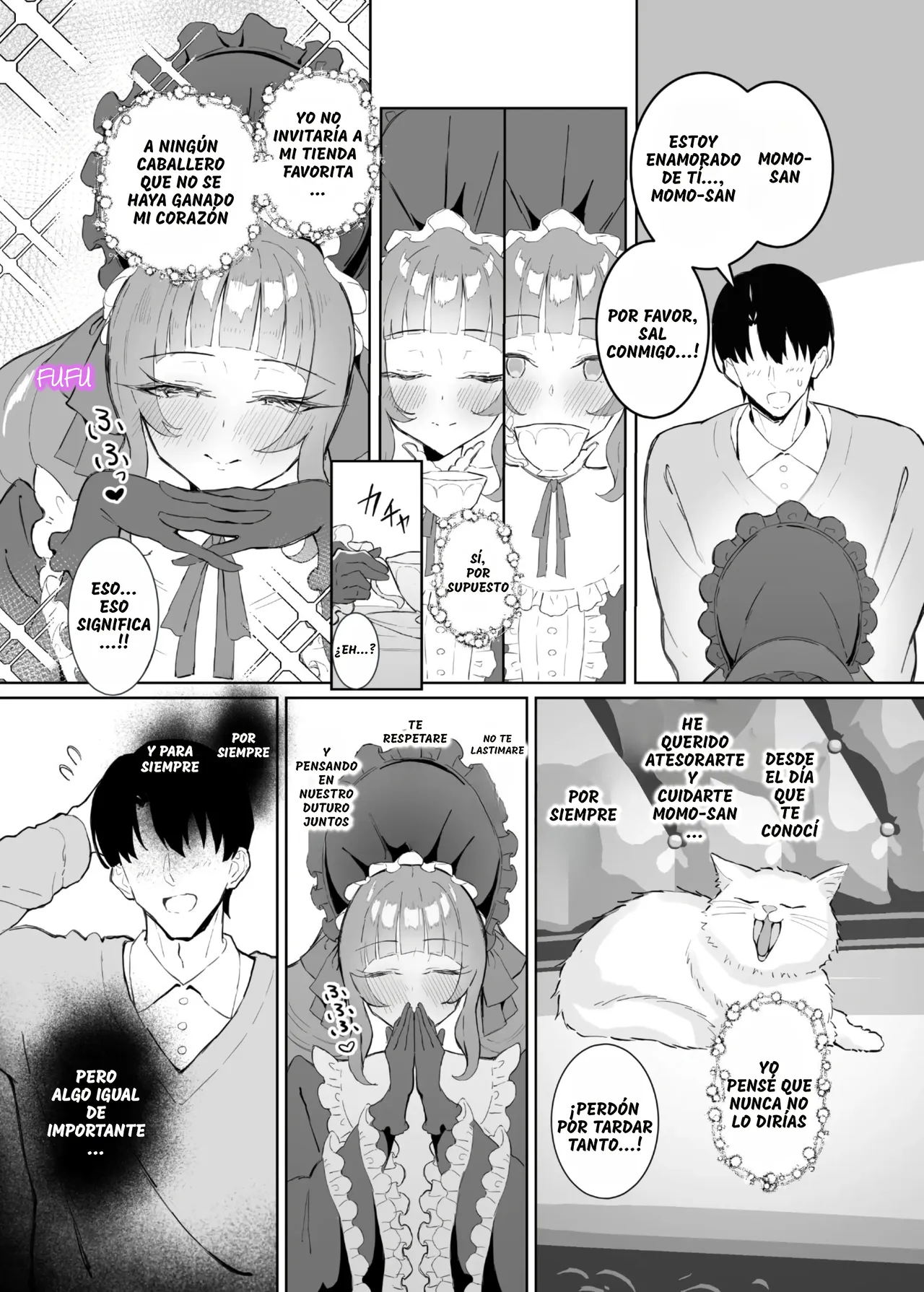 Kanpeki Lolita Fashion Kanojo no Darashinai Karada｜La Figura Desaliñada de la Novia que Viste un Perfectamente de Lolita Gótica page 6 full
