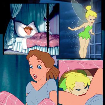 Tinkerbell and Snow White cover