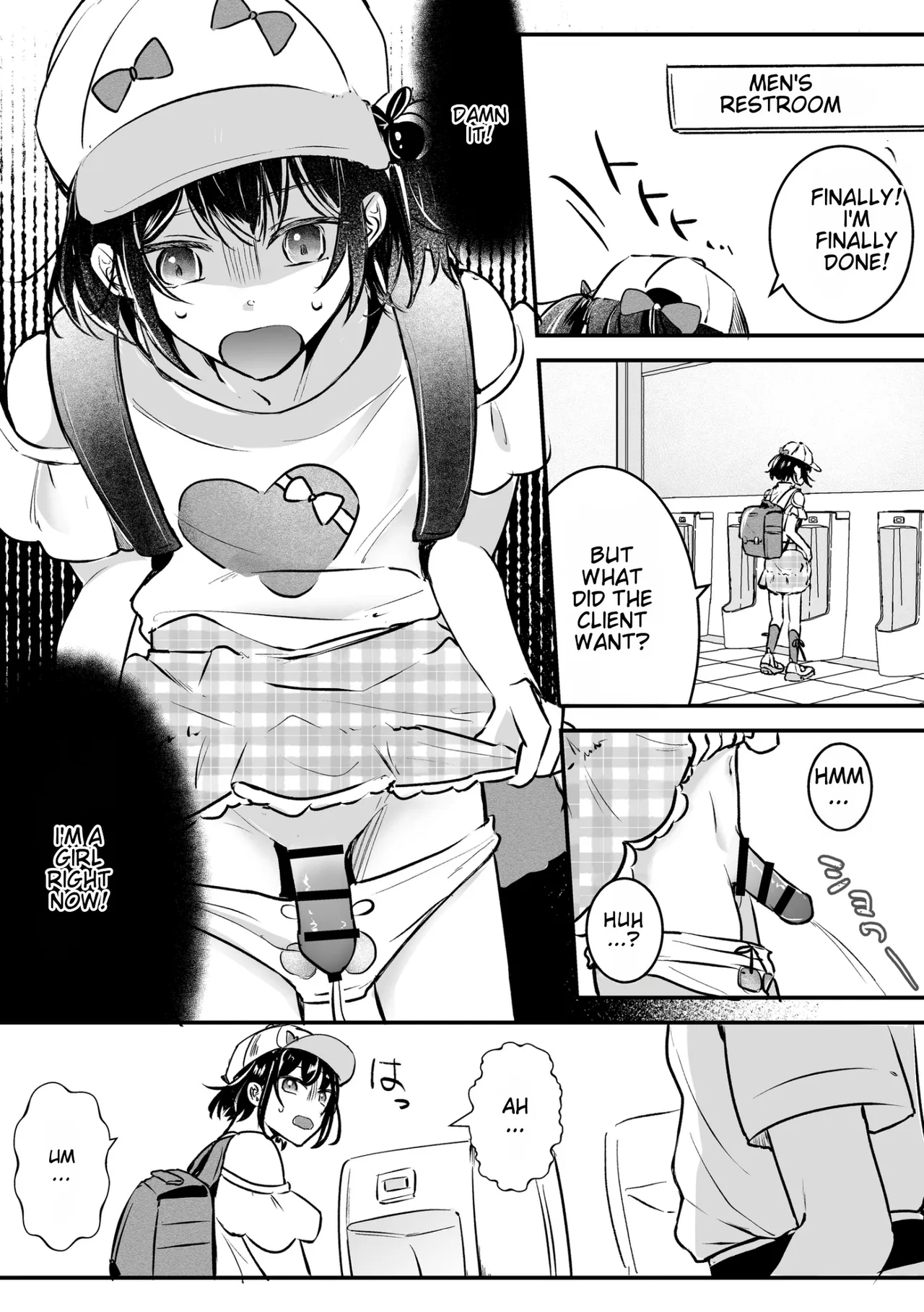 Cross-Dressing TS Delivery Service: Delivery to a Cram School page 9 full