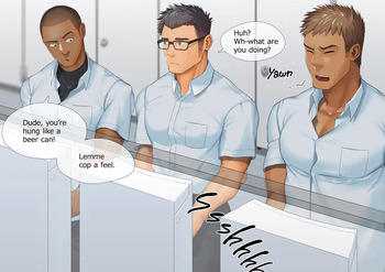 The man with glasses is unexpectedly big cocks cover
