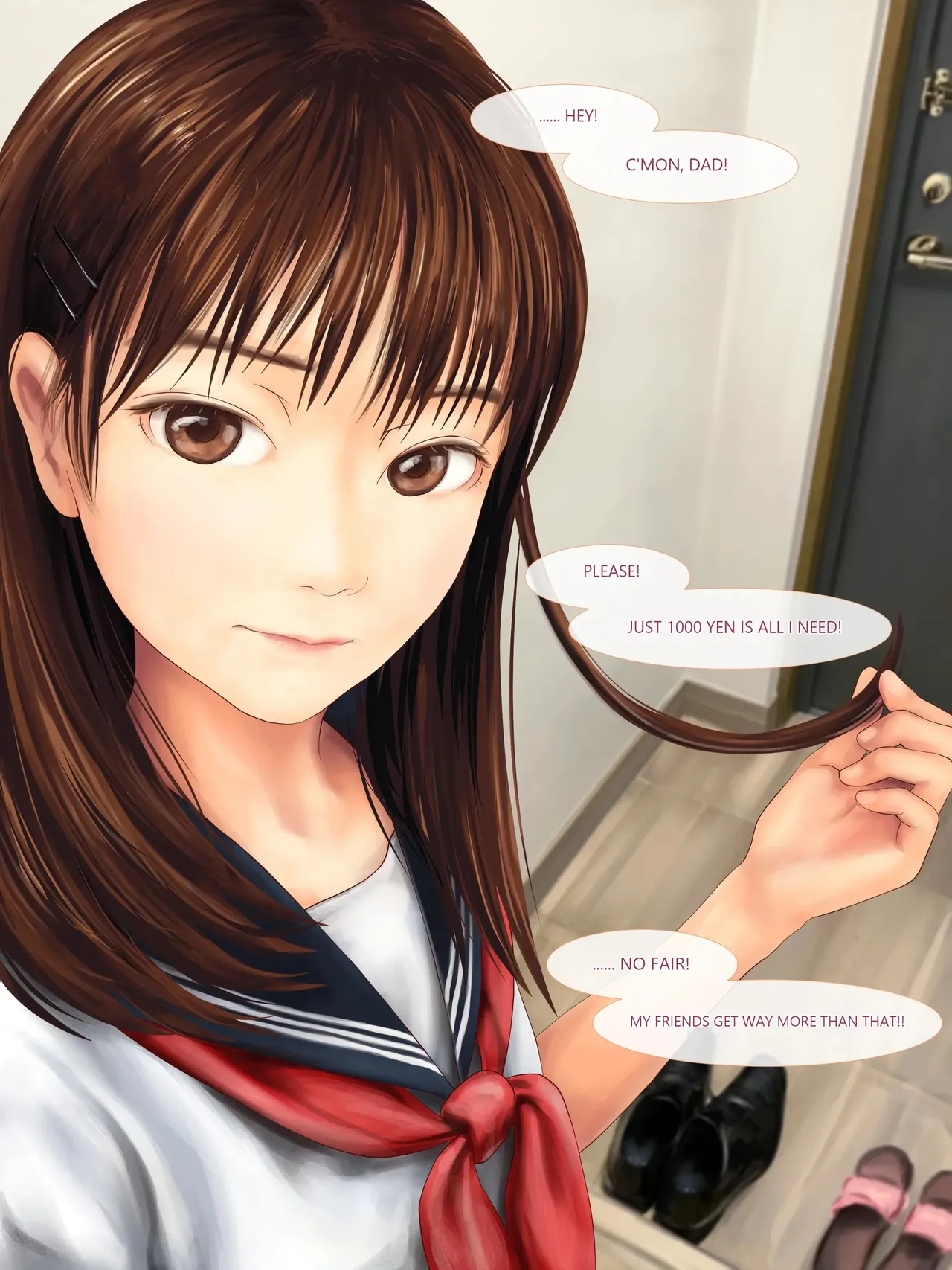 Chichitoko Ga Konshinsōkan Suru Hanashi  — Sequel: The Story of the Compensated Dating Partner Being My Daughter's Friend — page 8 full