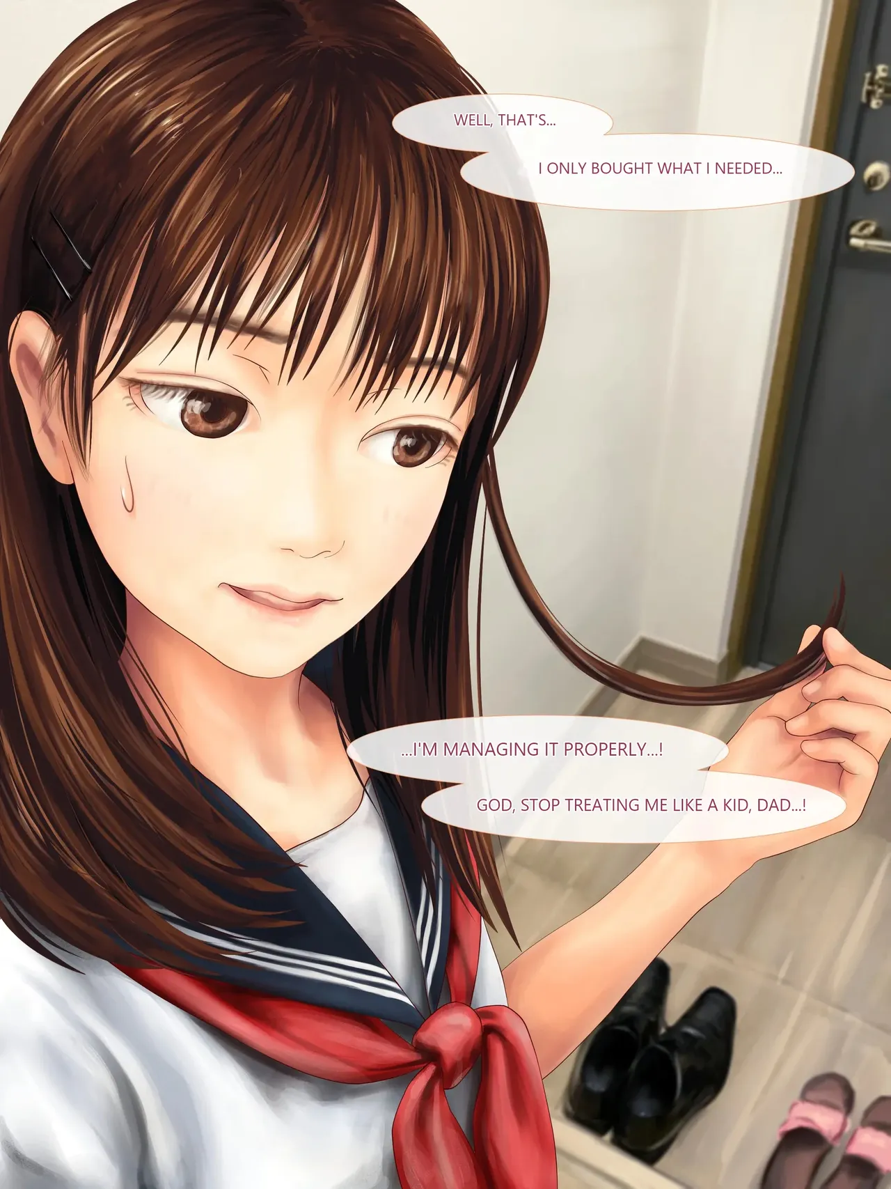 Chichitoko Ga Konshinsōkan Suru Hanashi  — Sequel: The Story of the Compensated Dating Partner Being My Daughter's Friend — page 9 full