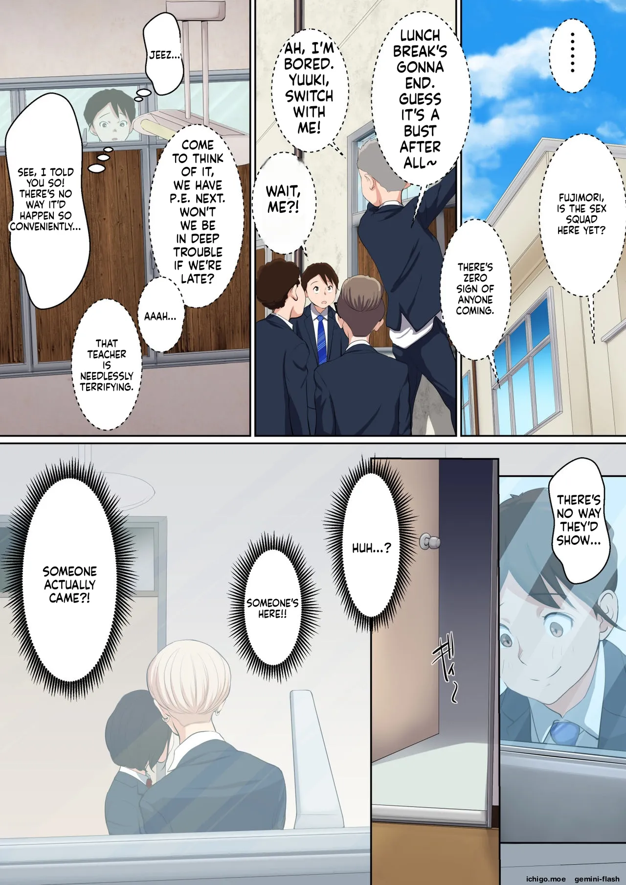 Uwasa no Yaribeya Itoko to Boku no Hatsu Shasei ~ Onna no Ana tte Kimochi Iii! | The Rumored Fuck Room: First Ejaculation with My Cousin — Her Hole Feels Incredible! page 9 full