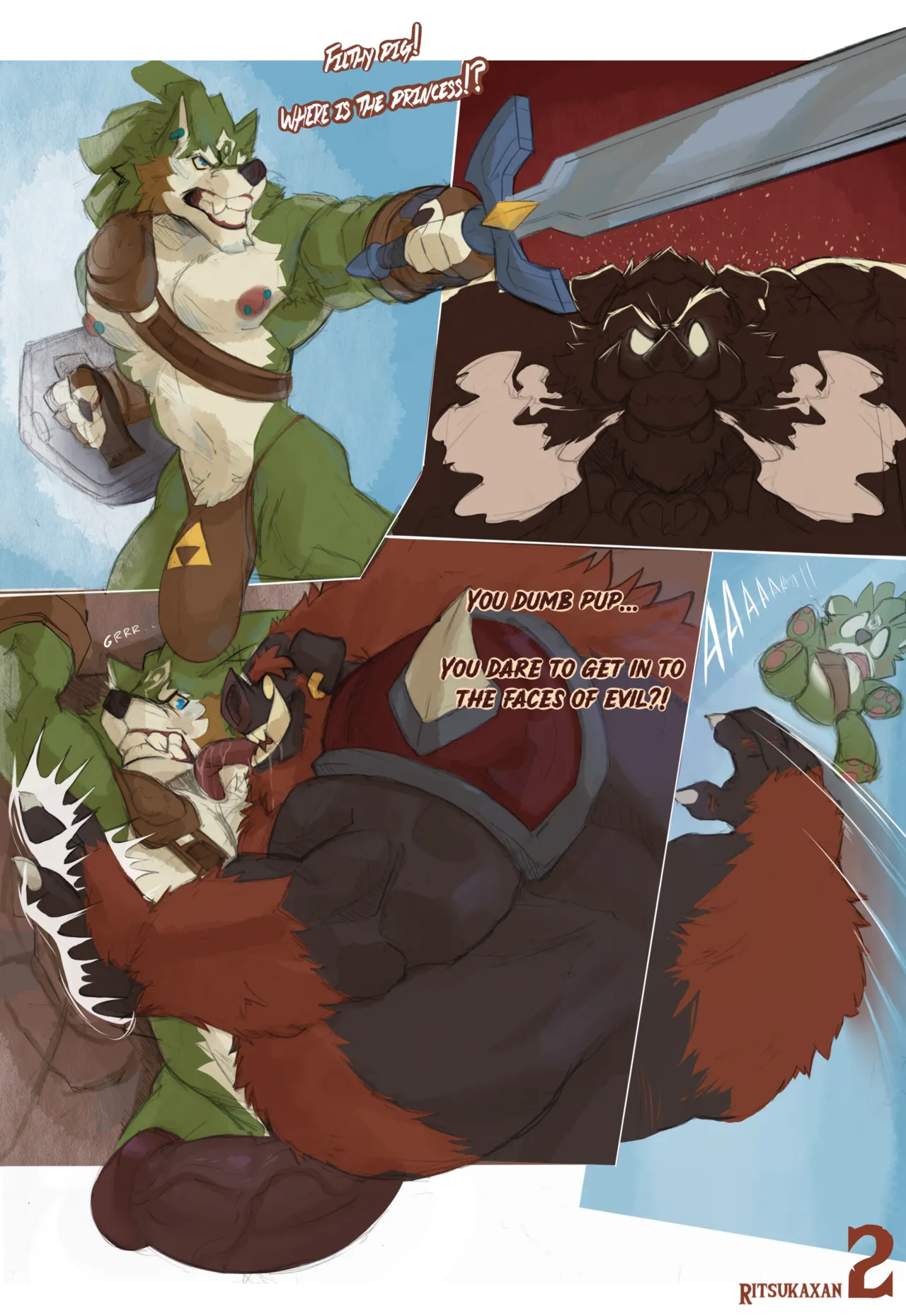 Wolf Link x Boar Ganon page 2 full