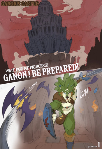 Wolf Link x Boar Ganon cover