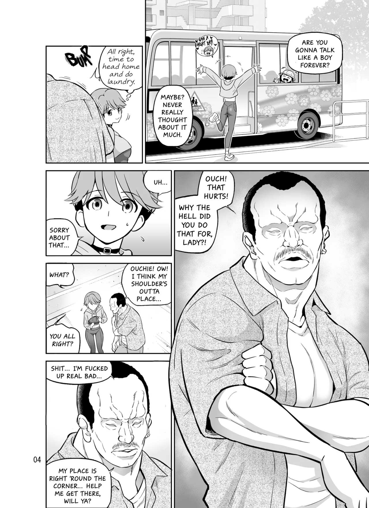 Netorare Bokukko Mama | Netorare'd Tomboyish Mom page 4 full