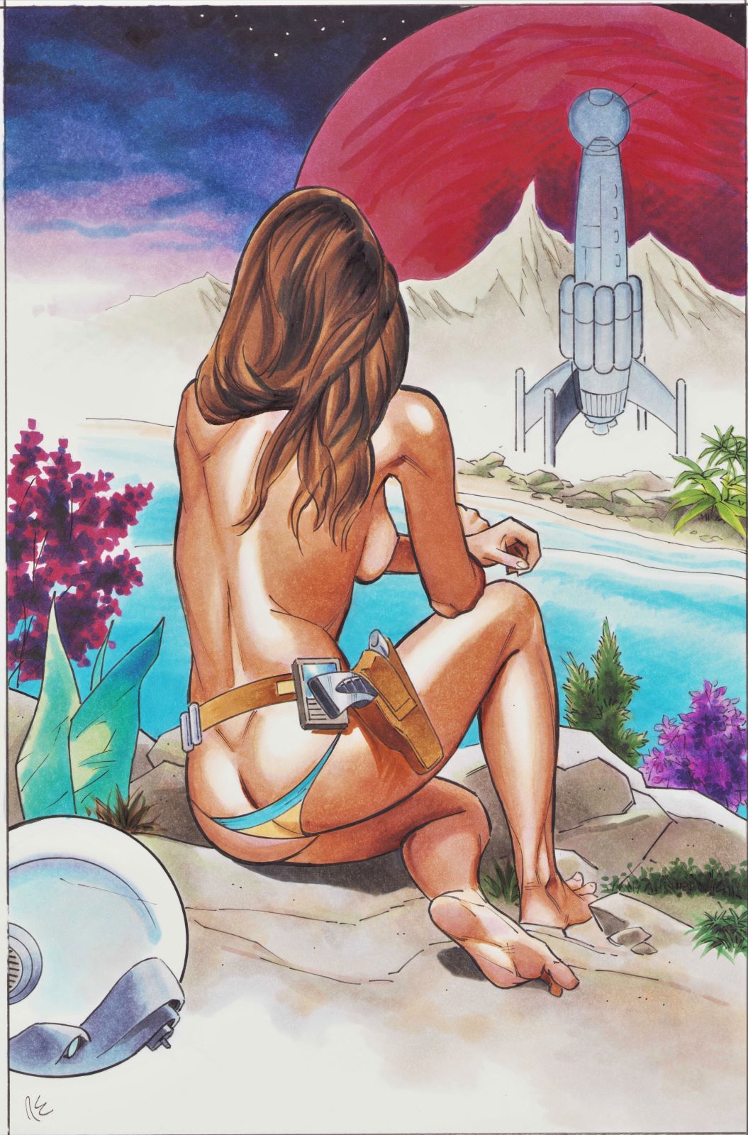Space Girls page 10 full