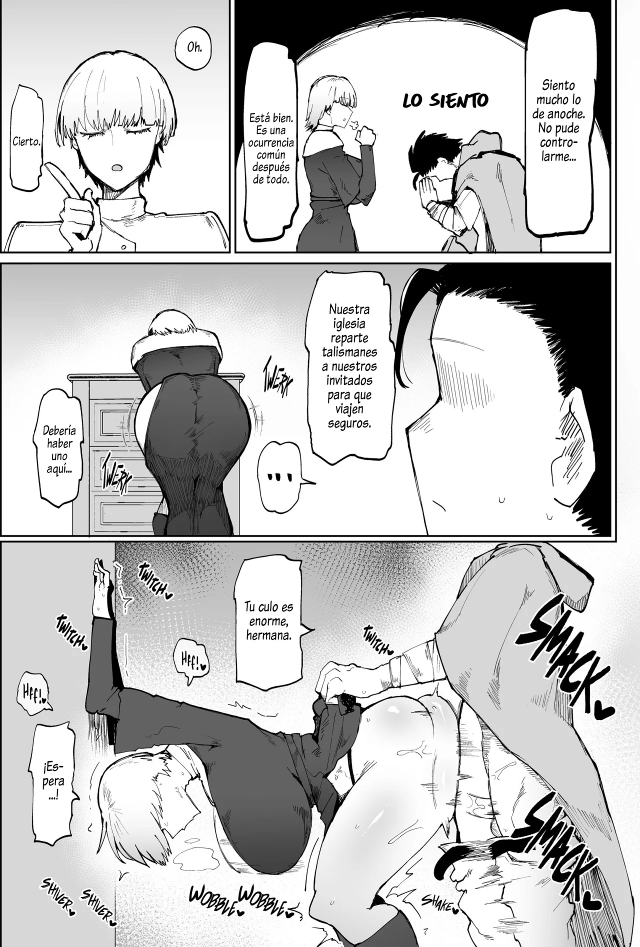 Holy Glory Hole | Itome de Dekaketsu de Zettai ni Haramanai Onaho Sister page 9 full