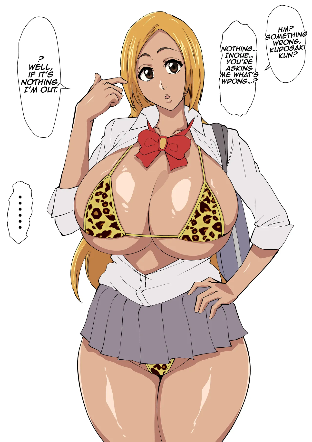 Gyaru Orihime doddles page 1 full