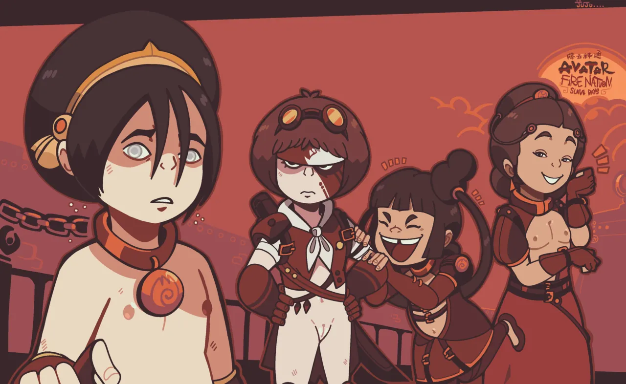Fire nation slave days AU page 1 full