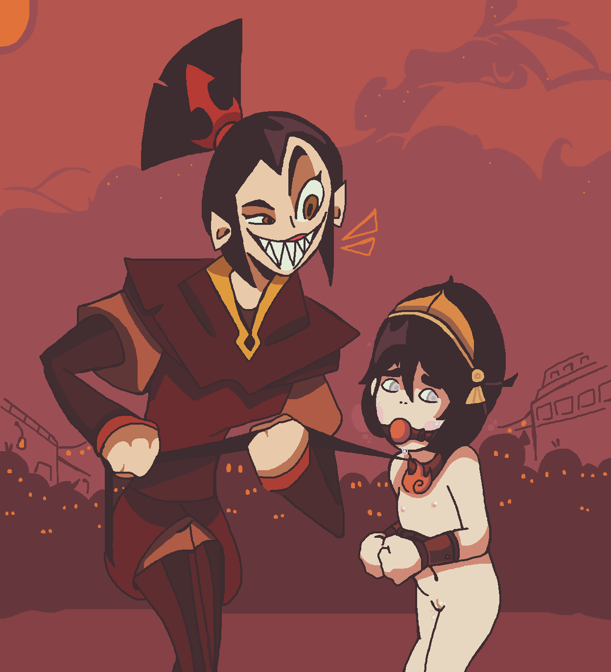Fire nation slave days AU page 2 full