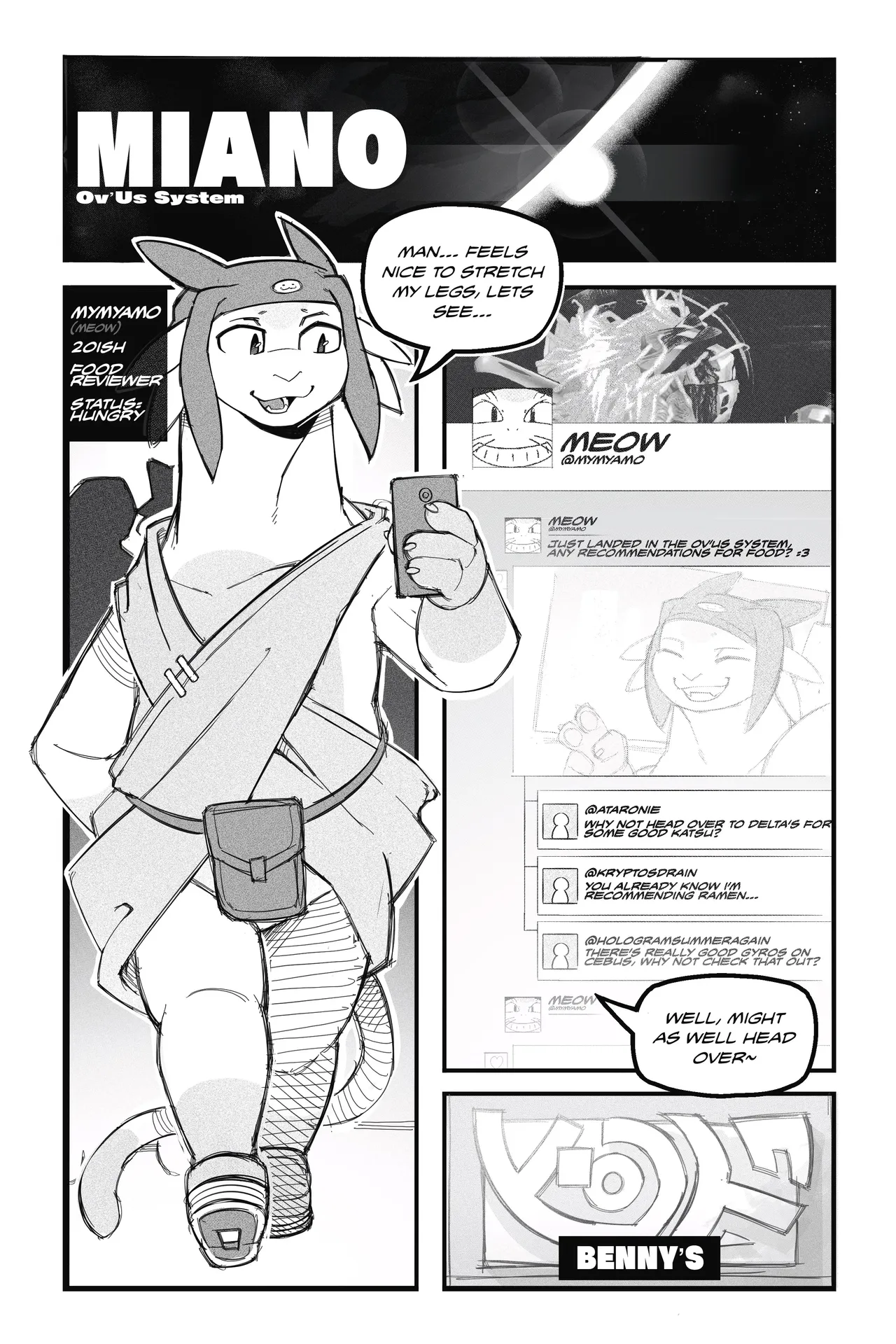 The Food Critic: Mymyamo! page 1 full