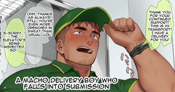 A Macho Delivery Boy Who Falls into Submission