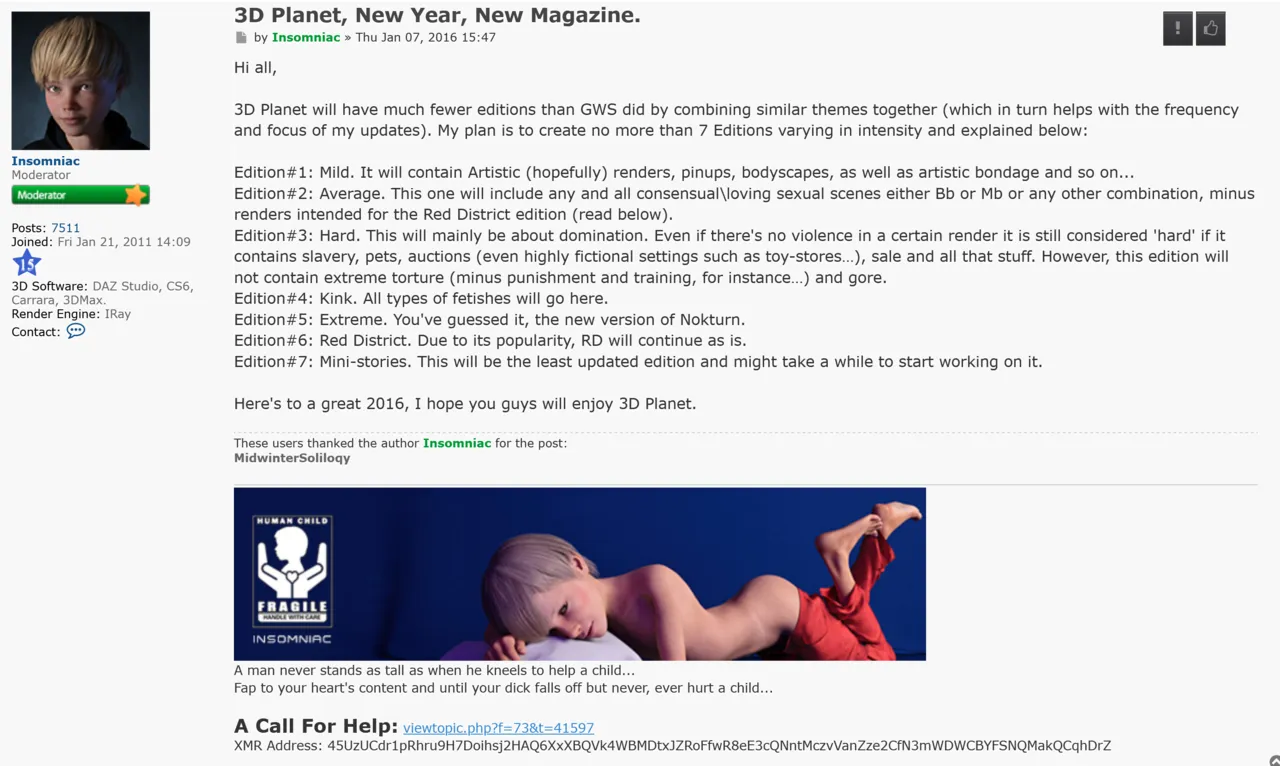 Insomniac - Magazine. 3D Planet Magazine page 3 full